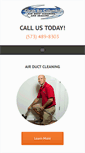 Mobile Screenshot of cleanaircolumbia.com